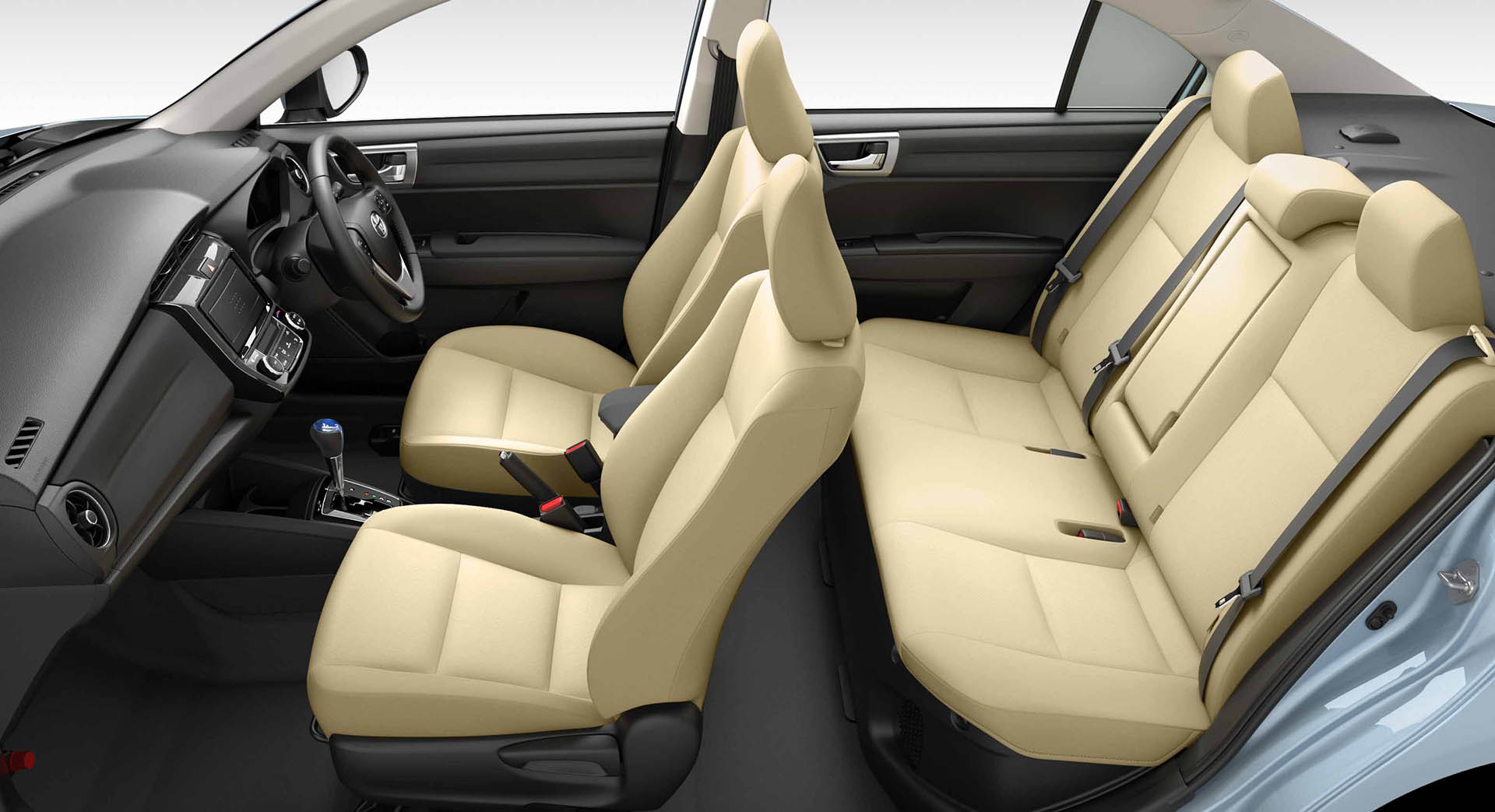 Corolla Axio Hybrid G(Black interior with Flaxen seats; options shown)