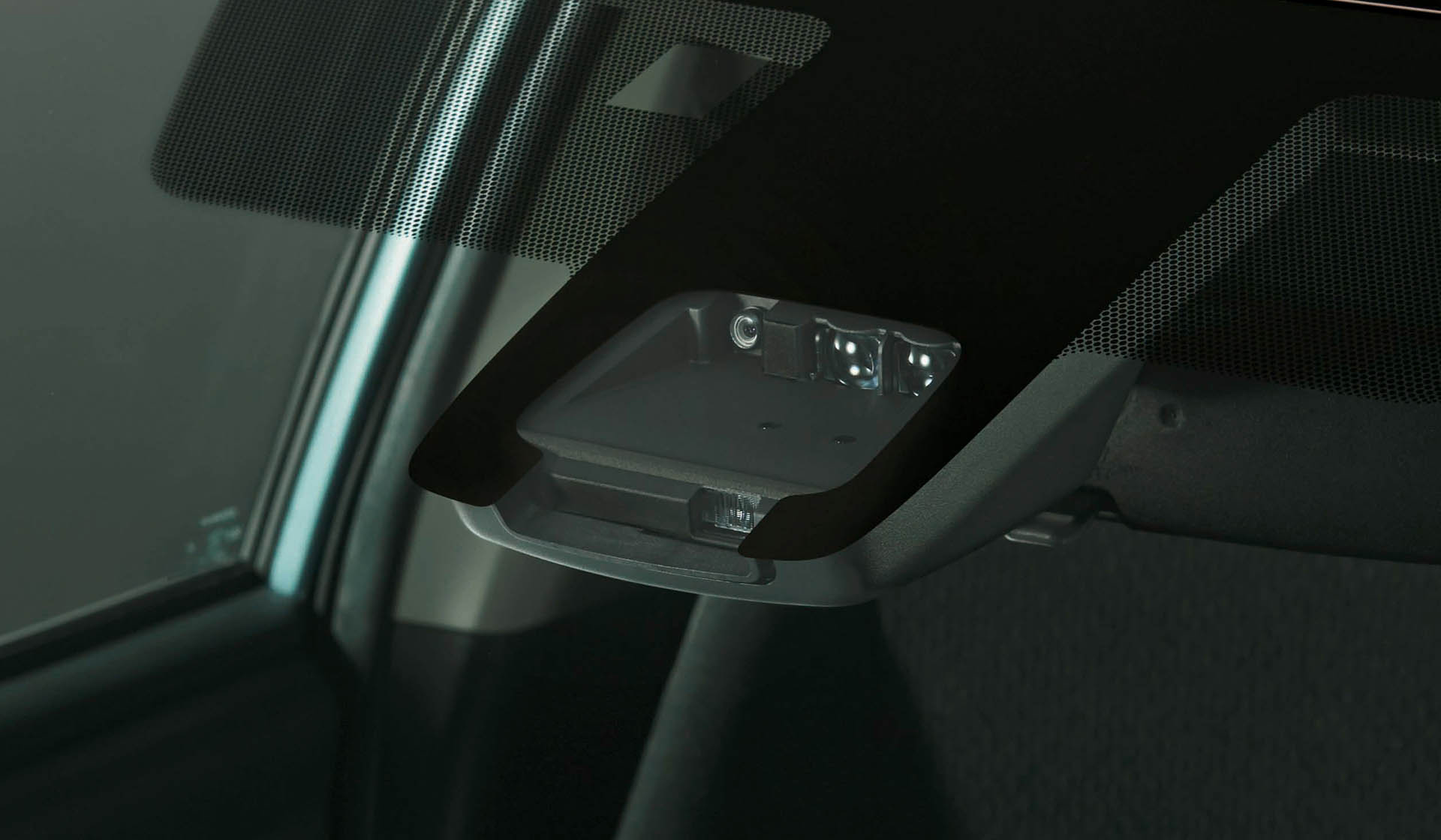 Toyota Safety Sense C sensors on board the Corolla Fielder