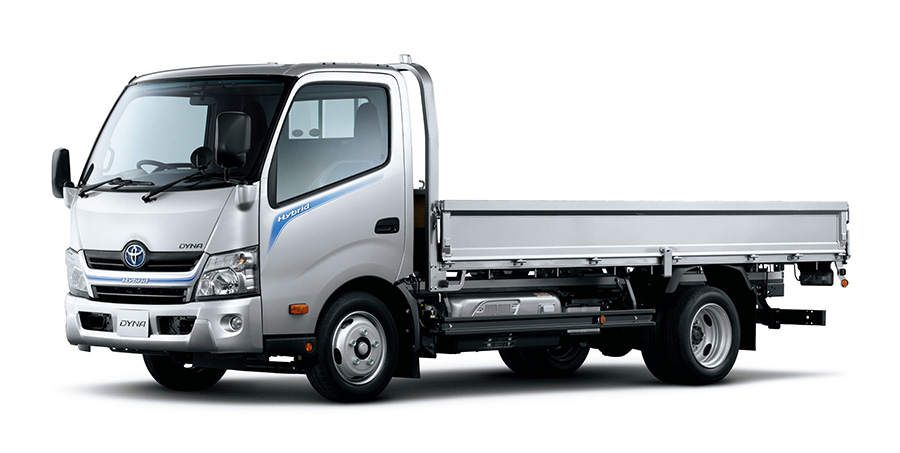 ダイナ カーゴ ワイドキャブ・ロングデッキ・フルジャストロー・2t積・ディーゼルハイブリッド車・2WD“Gパッケージ装着車”＜オプション装着車＞