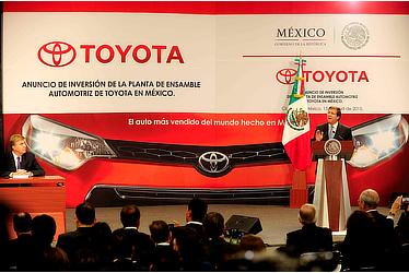 Press conference in Mexico (Toyota Senior Managing Officer James Lentz)