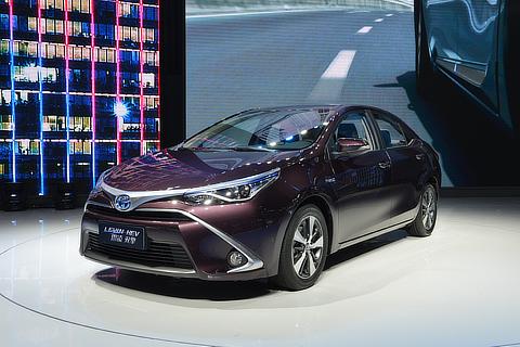 Toyota Levin hybrid at Auto Shanghai 2015