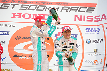 【ドライバー】ジェームス・ロシター／伊藤 大輔 SUPER GT 2015年 第２戦 富士