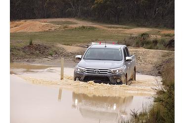 Testing the new Hilux