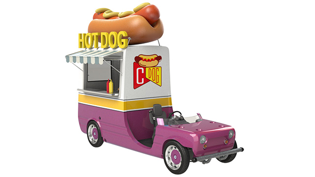 Camatte hot-dog truck