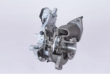 Compact high-efficiency variable geometry turbocharger