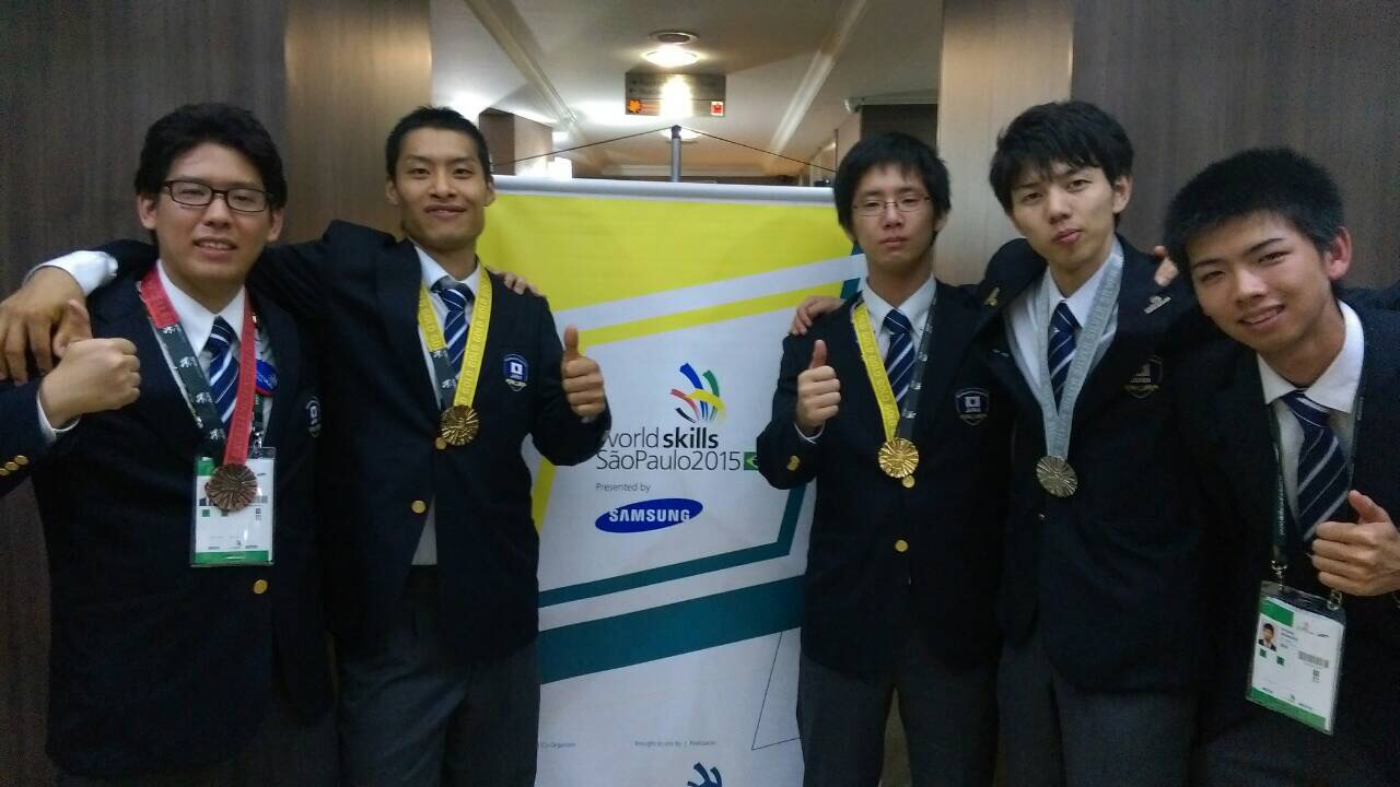 Five Toyota WorldSkills competitors