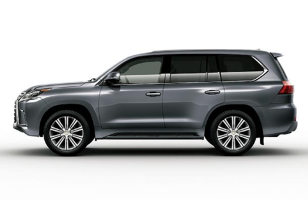 LX 570 (Mercury Gray Mica; options shown)