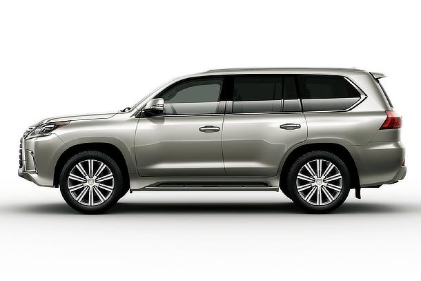 LX 570 (Sonic Titanium; options shown)