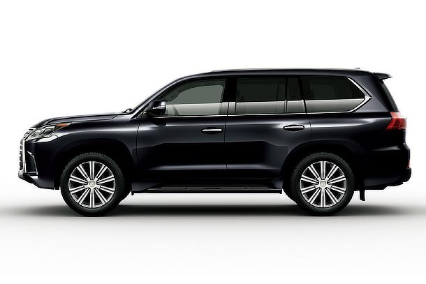 LX 570 (Black; options shown)
