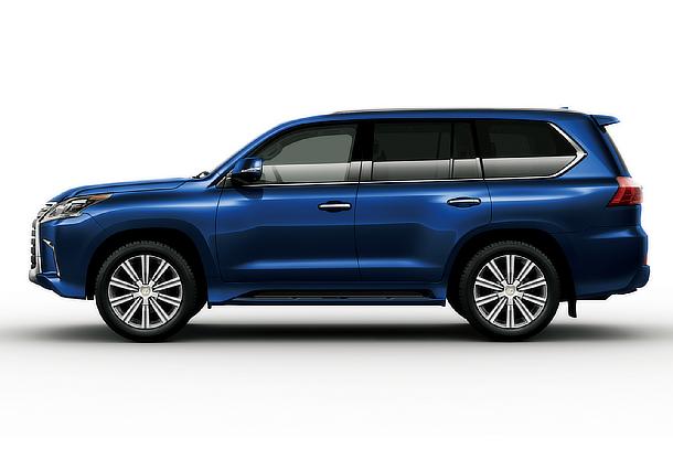 LX 570 (Deep Blue Mica; options shown)