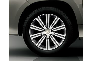 275/50R21 Tire and aluminum wheel