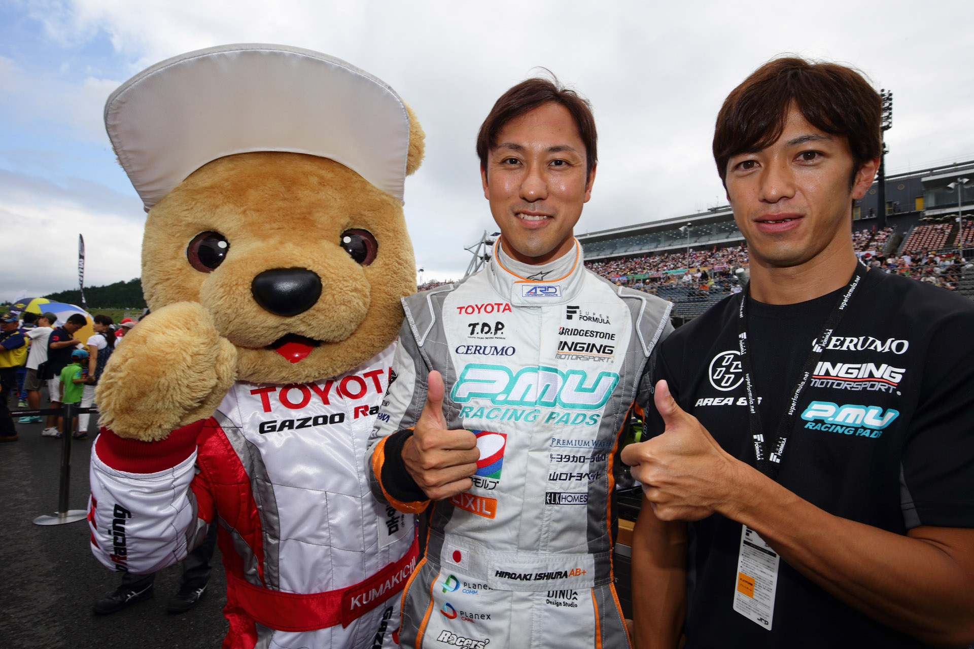 【ドライバー】石浦 宏明 ／ 【監督】立川 祐路 SUPER FORMULA 2015年 第４戦 もてぎ