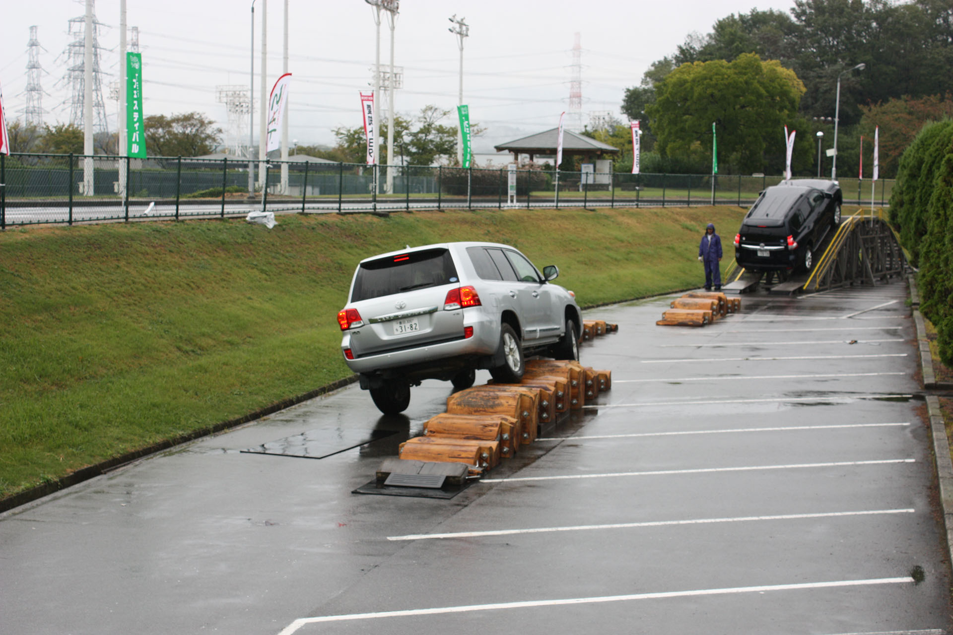 オフロード同乗体験／同乗風景