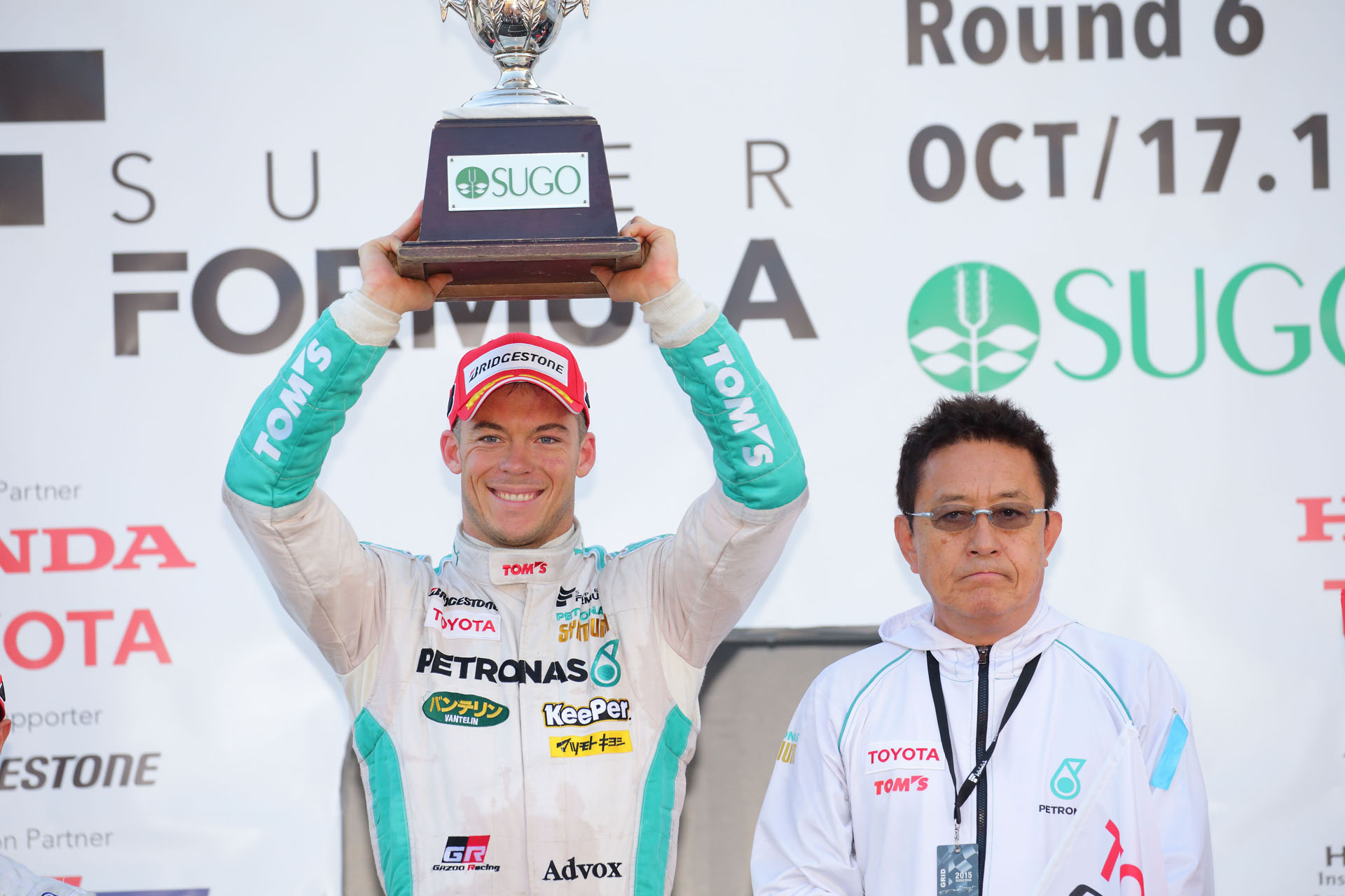 【ドライバー】アンドレ・ロッテラー ／ 【監督】舘 信秀 SUPER FORMULA 2015年 第６戦 SUGO