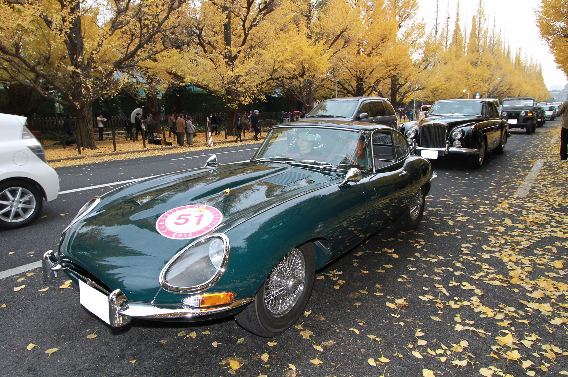 2014 classic car festival in Tokyo