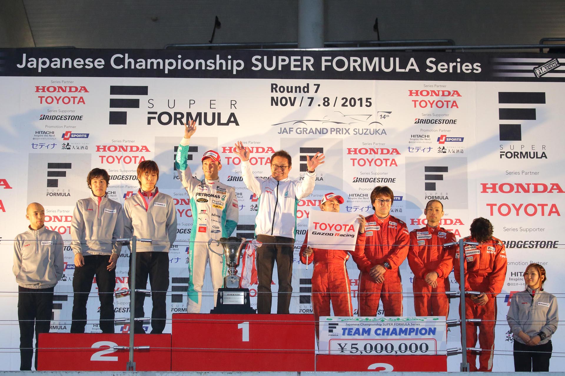 【チーム】PETRONAS TEAM TOM'S SUPER FORMULA 2015年 第７戦 鈴鹿