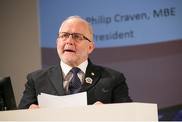 President, International Paralympic Committee Sir.Philip Craven