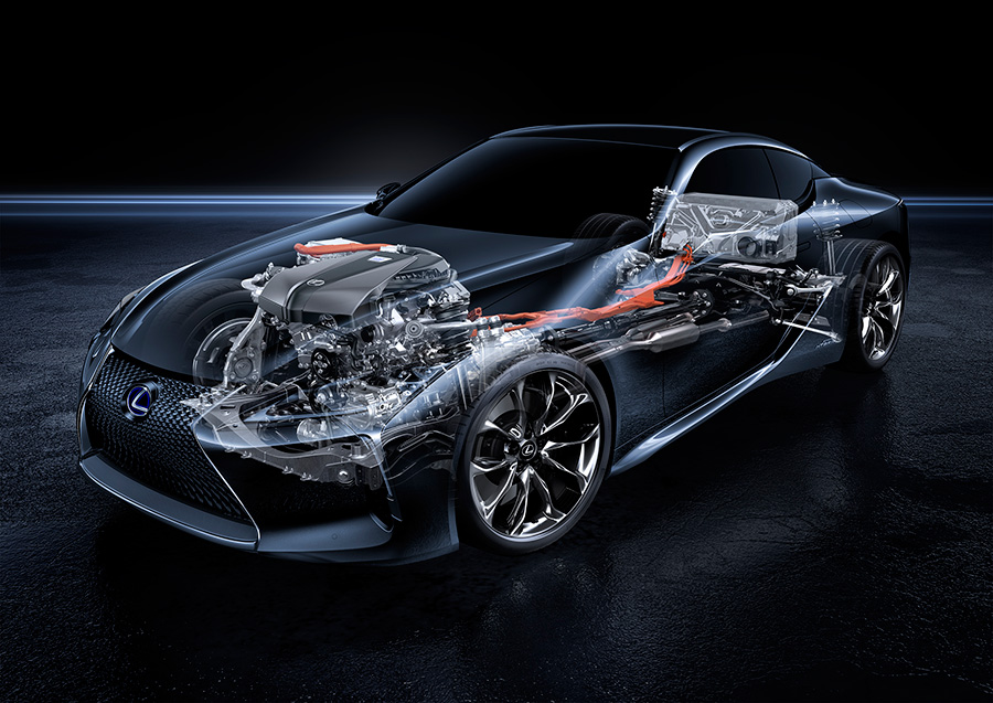 Lexus LC 500h Multi Stage Hybrid System