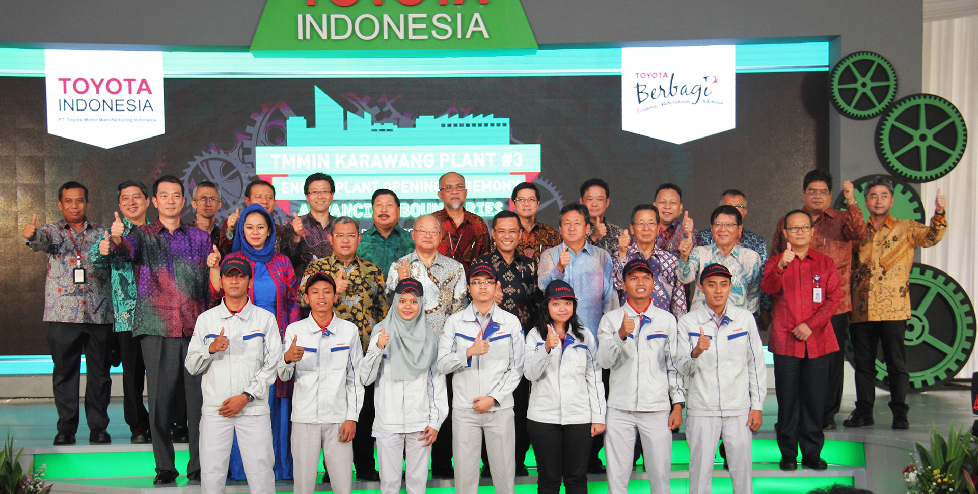 Karawang Engine Plant opening ceremony