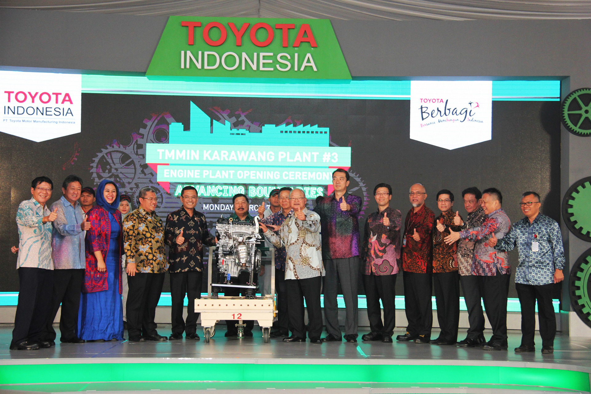 Karawang Engine Plant opening ceremony