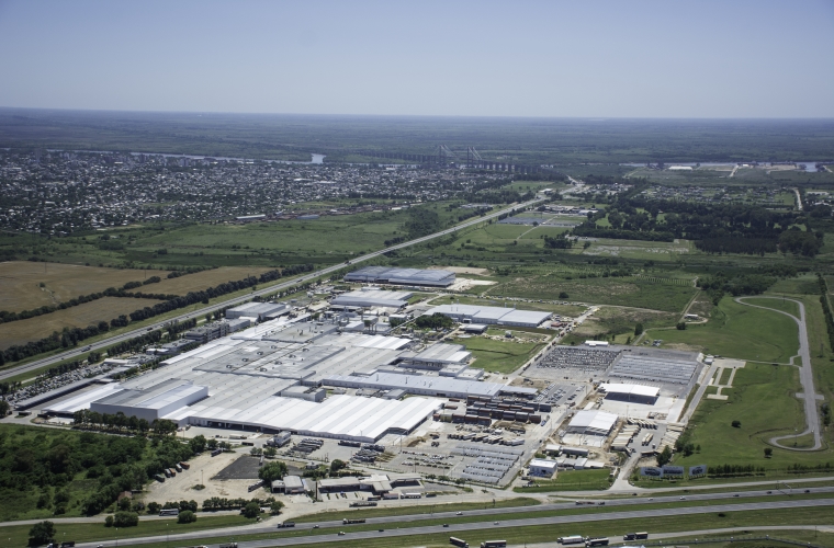 Aerial photo of Zarate Plant (2014)