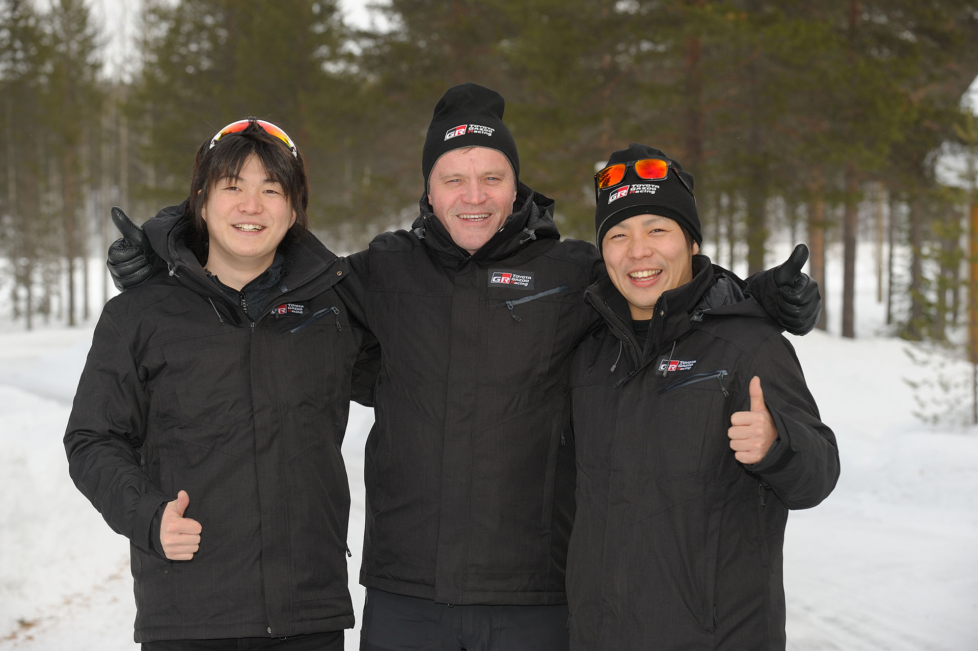 Hiroki Arai, Tommi Mäkinen, Takamoto Katsuta