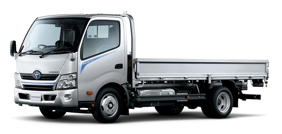 トヨエース カーゴ ワイドキャブ・ロングデッキ・フルジャストロー・2t積・ディーゼルハイブリッド車・2WD“Gパッケージ装着車”<オプション装着車>