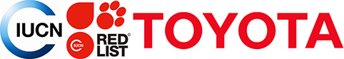 IUCN, REDLIST, and TOYOTA logo