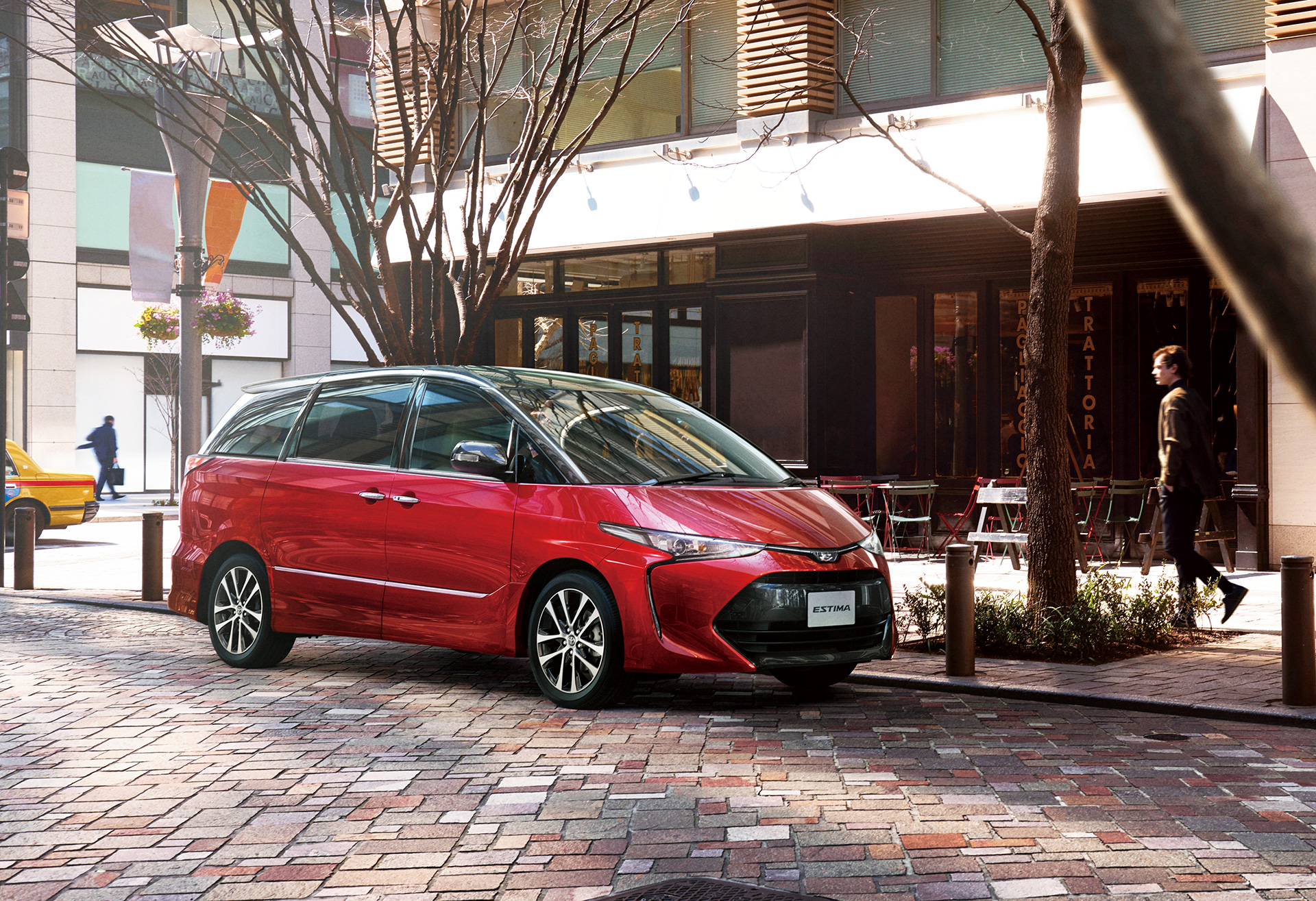 エスティマ AERAS SMART (2WD・7人乗り) (ブラック×レッドマイカメタリック) 〈オプション装着車〉