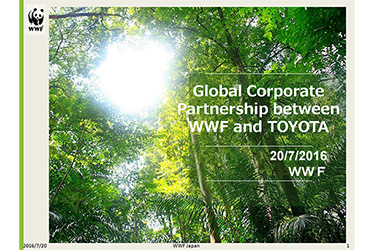 Presentation by WWF Japan