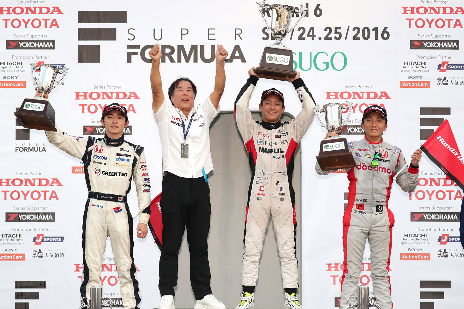 【監督】星野 一義／【ドライバー】関口 雄飛 SUPER FORMULA 2016年 第6戦 SUGO