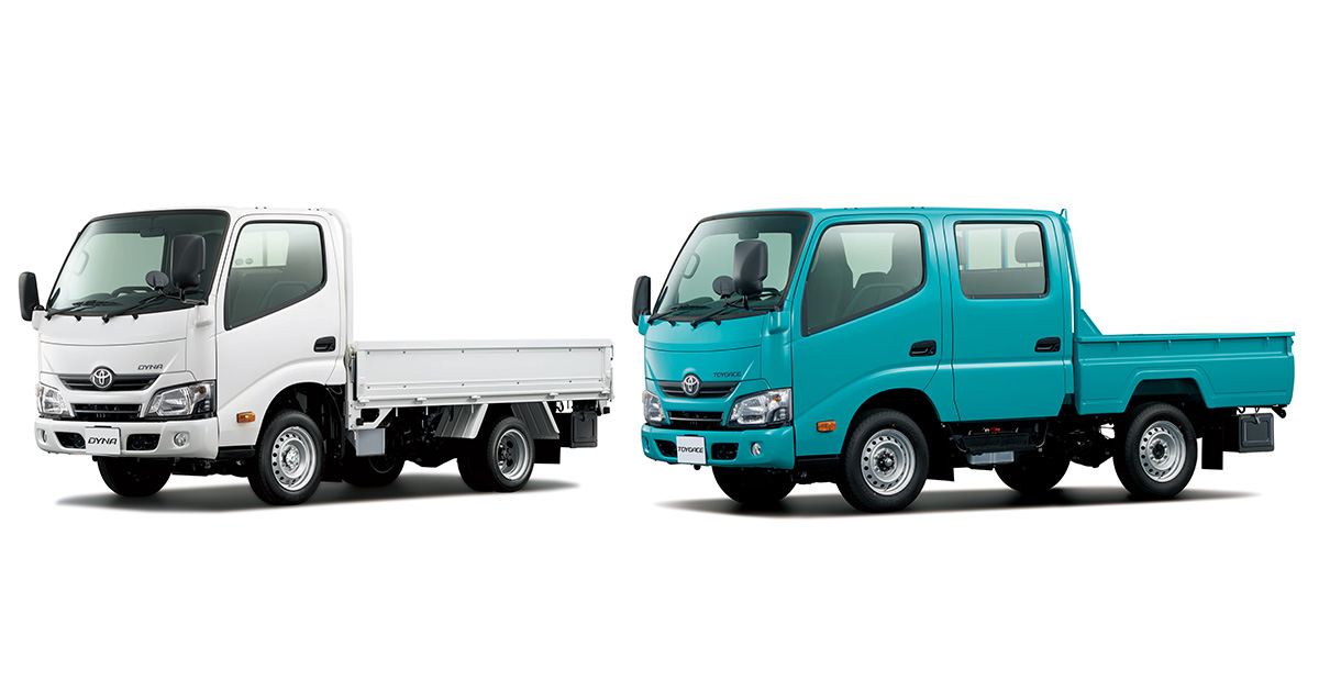 TOYOTA、ダイナならびにトヨエース1t積系を一部改良 | トヨタ