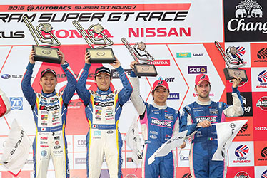 【ドライバー】関口 雄飛／国本 雄資／大嶋 和也／アンドレア・カルダレッリ SUPER GT 第7戦 BURIRAM SUPER GT RACE