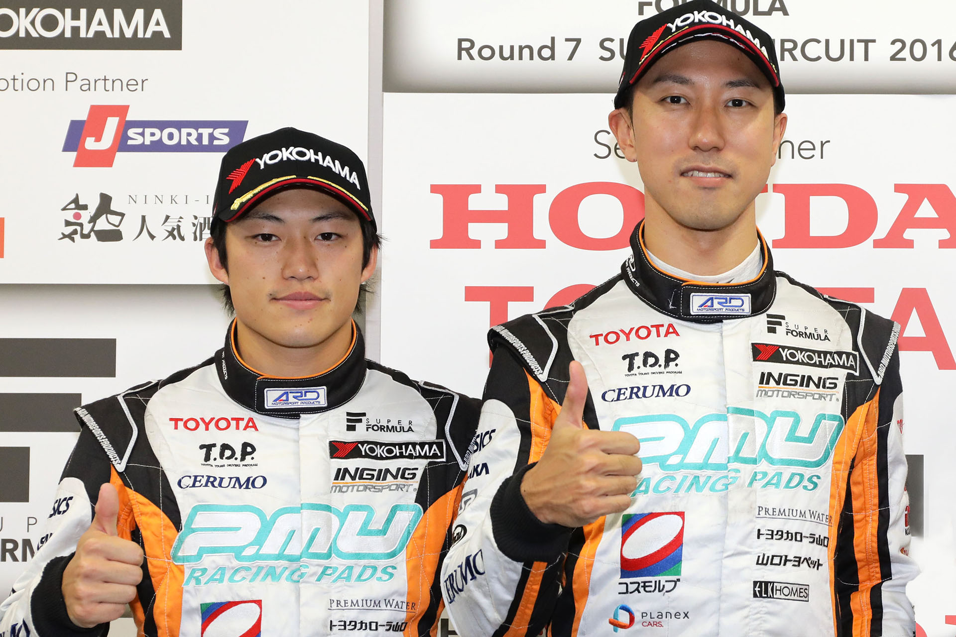 【ドライバー】国本 雄資／石浦 宏明 SUPER FORMULA 2016年 第7戦 鈴鹿