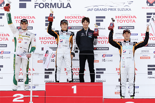 トヨタエンジン勢の表彰台独占となった決勝レース1