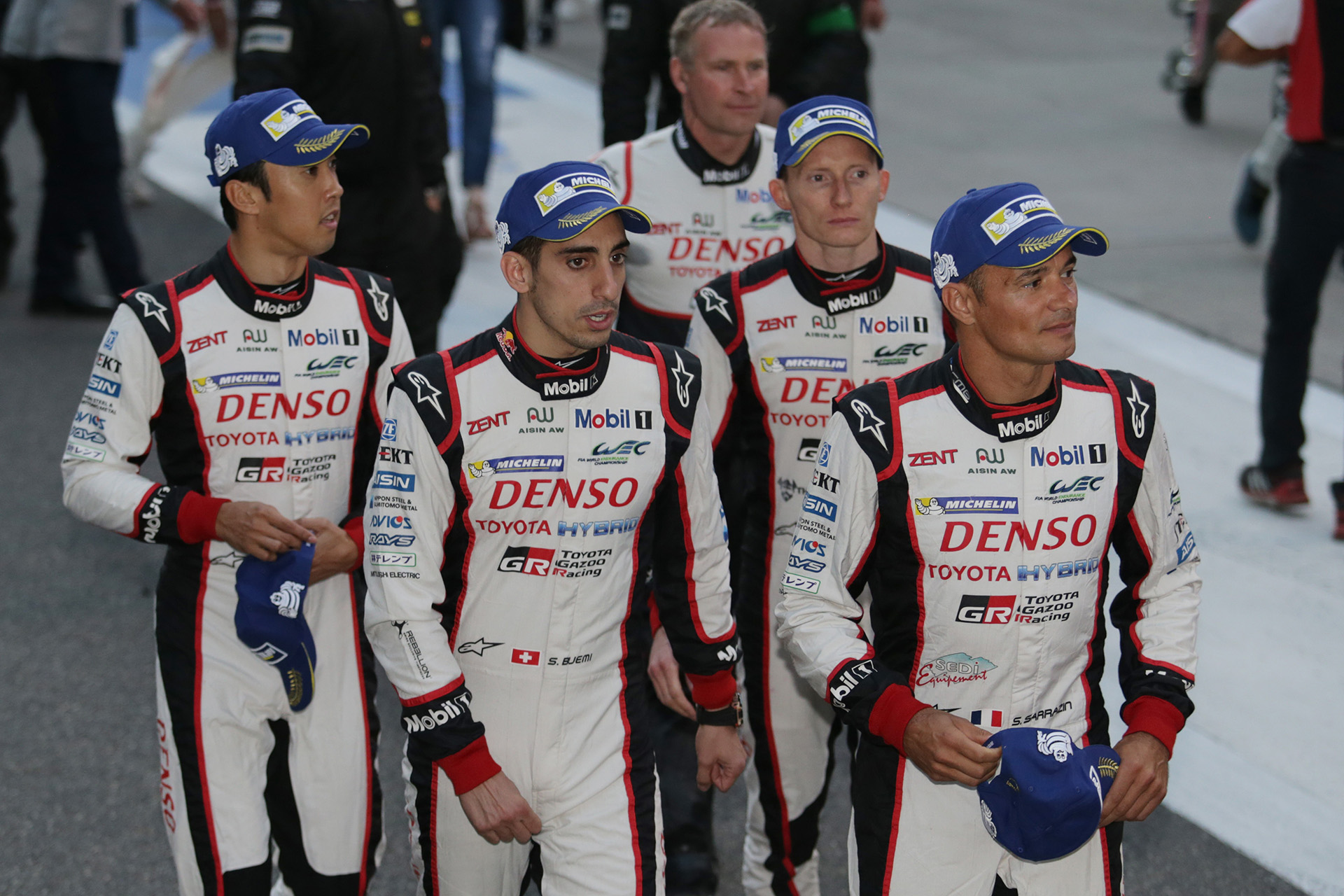 Kazuki Nakajima / Sébastien Buemi / Mike Conway / Stéphane Sarrazin, driver; 2016 WEC Round 8 Shanghai