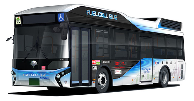 Toyota Delivers Fuel Cell Bus To Tokyo Metropolitan Government Toyota Motor Corporation Official Global Website