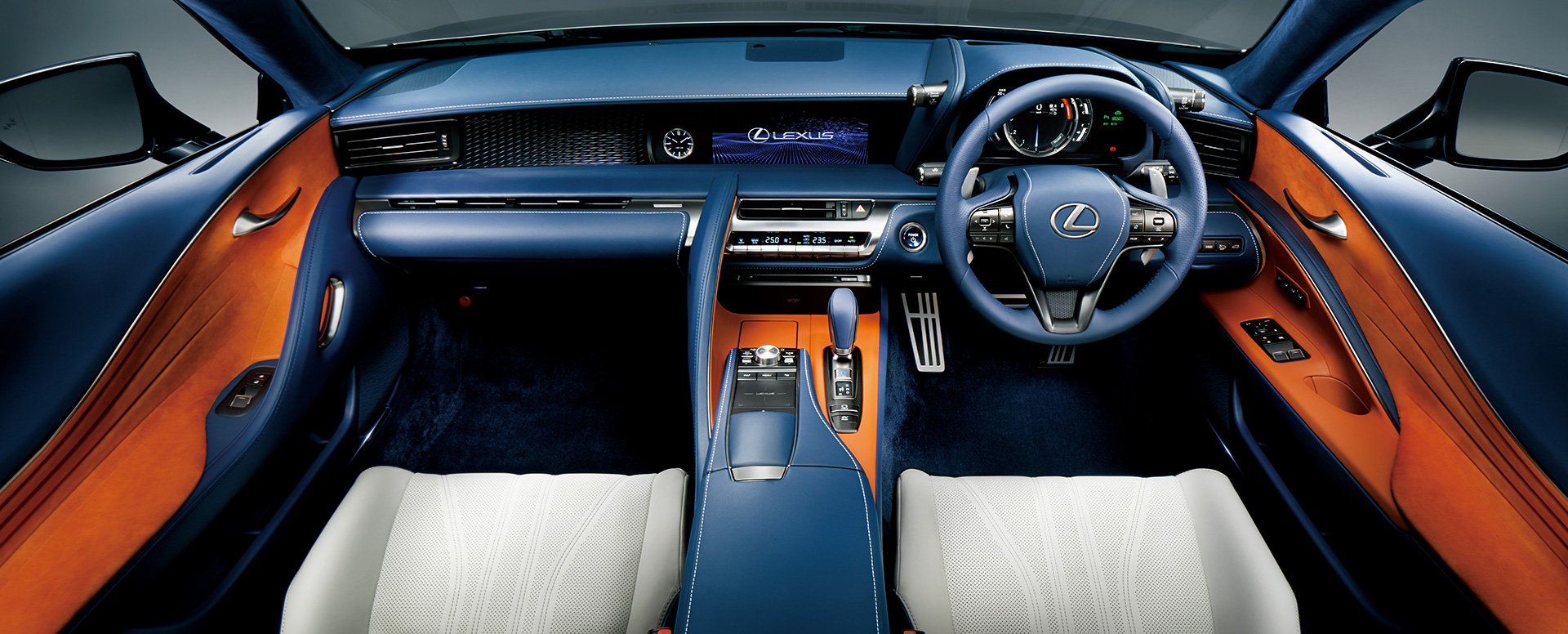 Lc 500 L Package Breezy Blue Interior Color Toyota Motor Corporation Official Global Website