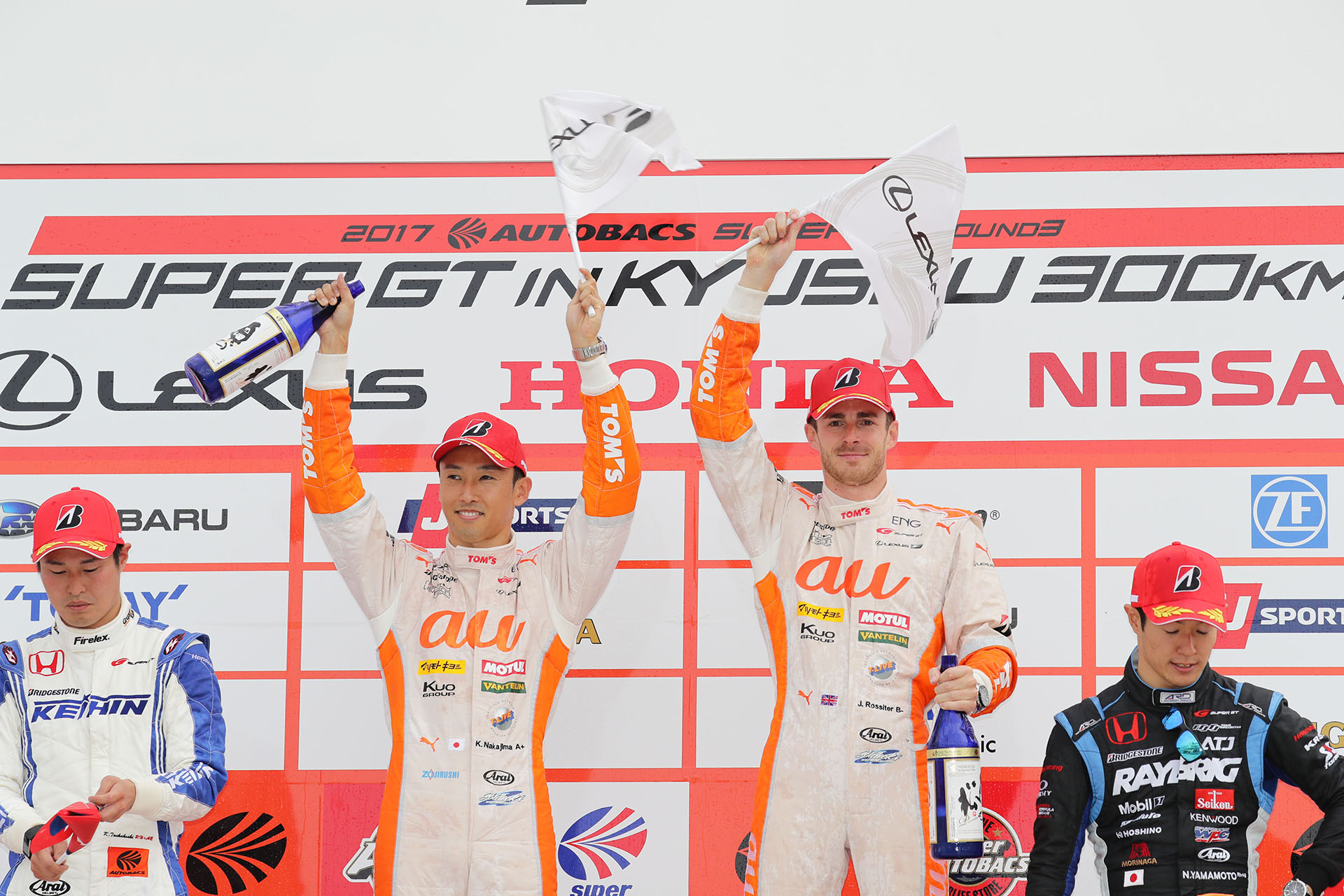 【ドライバー】中嶋 一貴／ジェームス・ロシター SUPER GT 第3戦 SUPER GT in KYUSHU 300km