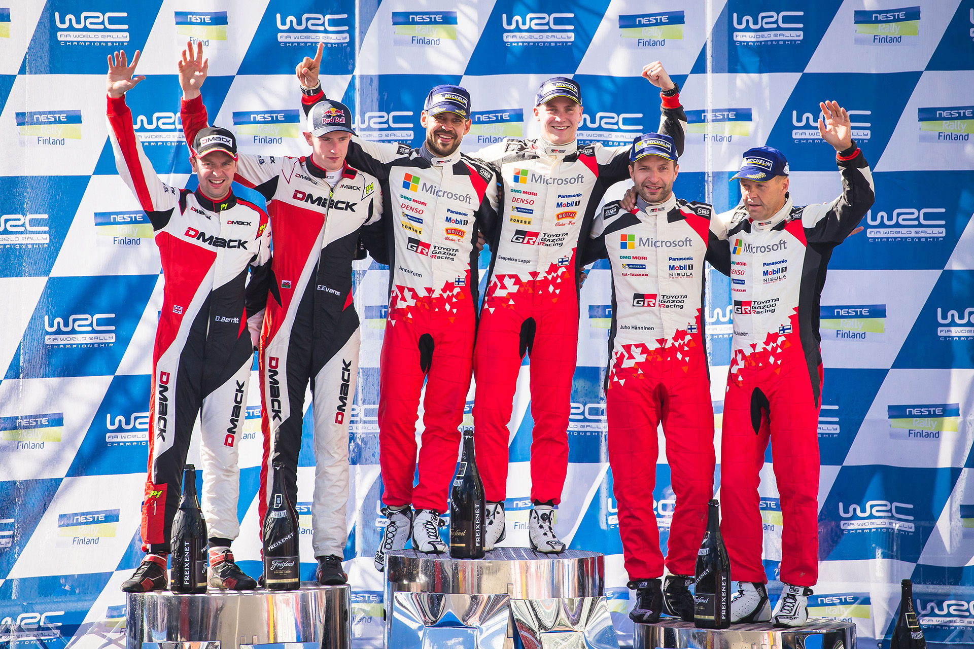 Janne Ferm / Esapekka Lappi / Juho Hänninen/ Kaj Lindström, driver; 2017 WRC Round 9 RALLY FINLAND