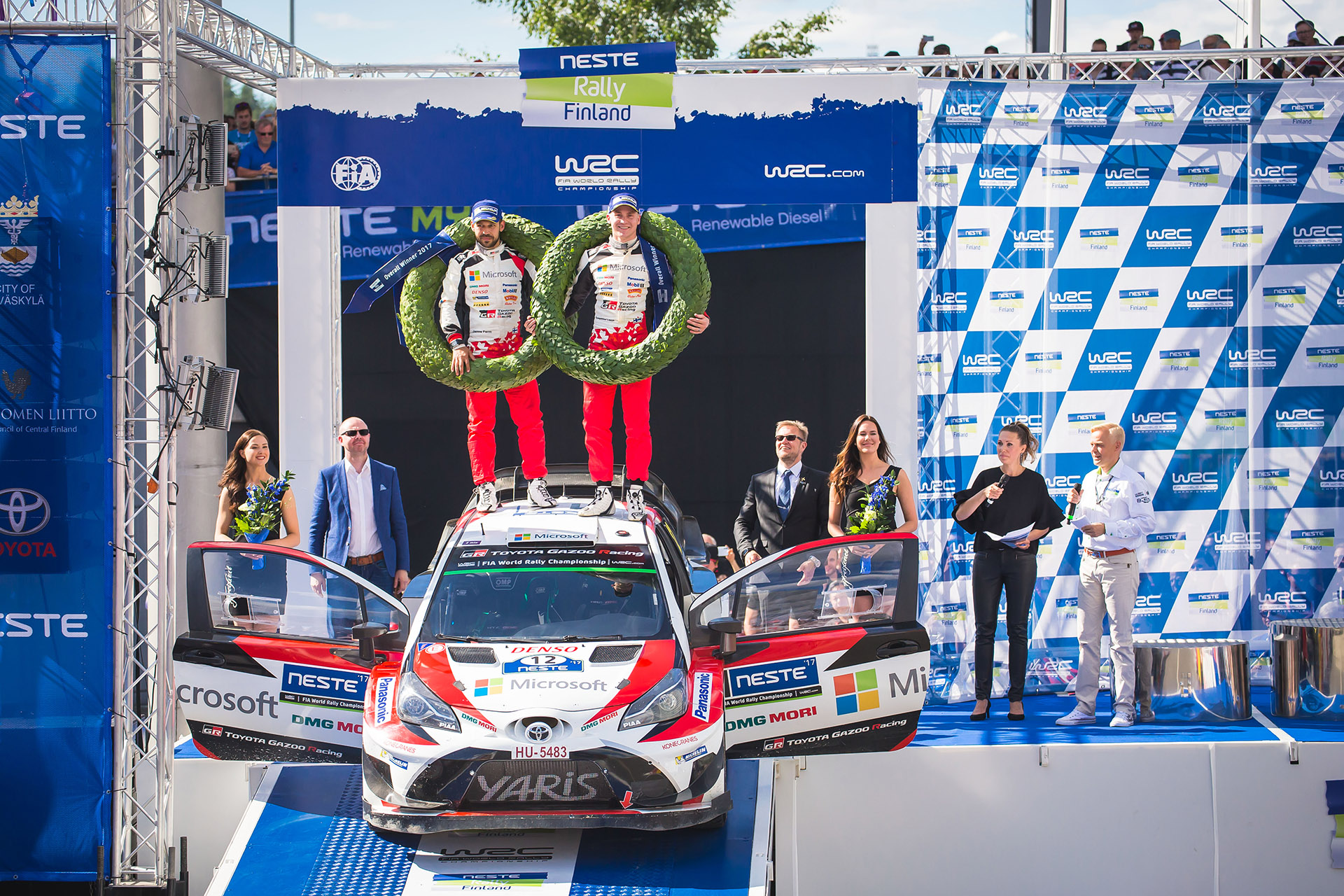 Janne Ferm / Esapekka Lappi, driver; 2017 WRC Round 9 RALLY FINLAND