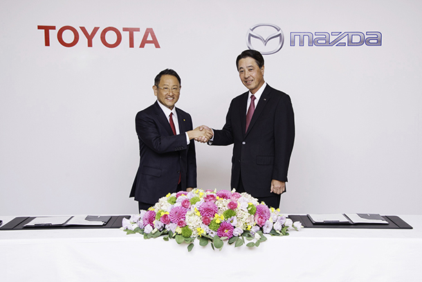 Toyota and Mazda Enter Business and Capital Alliance