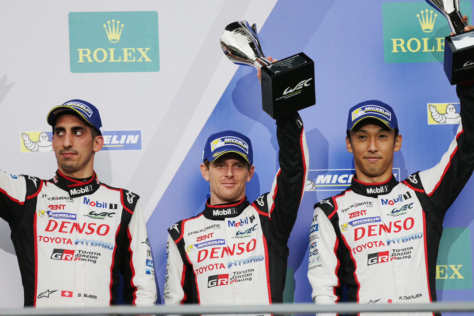 Sébastien Buemi / Anthony Davidson / Kazuki Nakajima, driver; 2017 WEC Round 5 Mexico