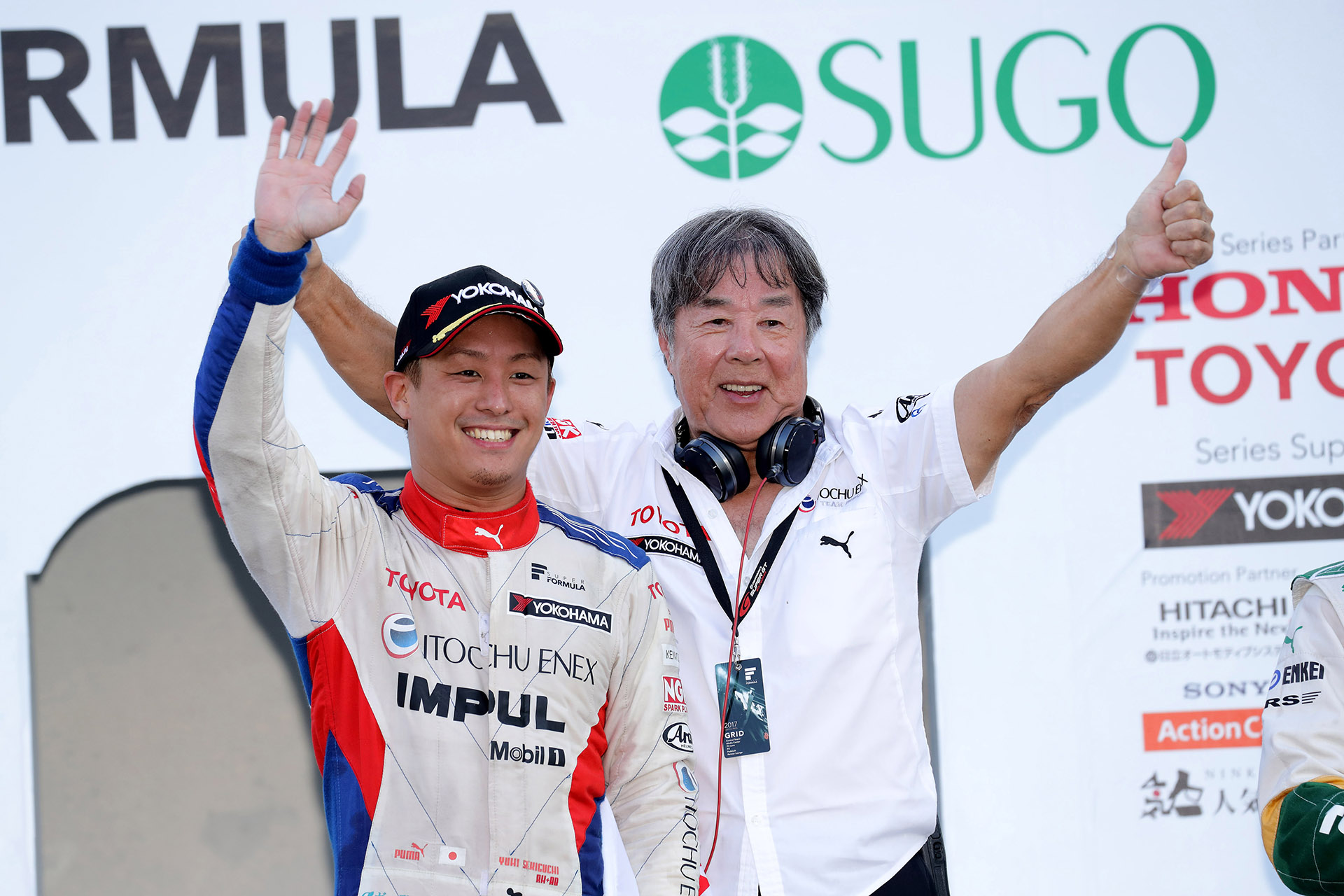 【ドライバー】関口 雄飛／【監督】星野 一義 SUPER FORMULA 2017年 第6戦 SUGO