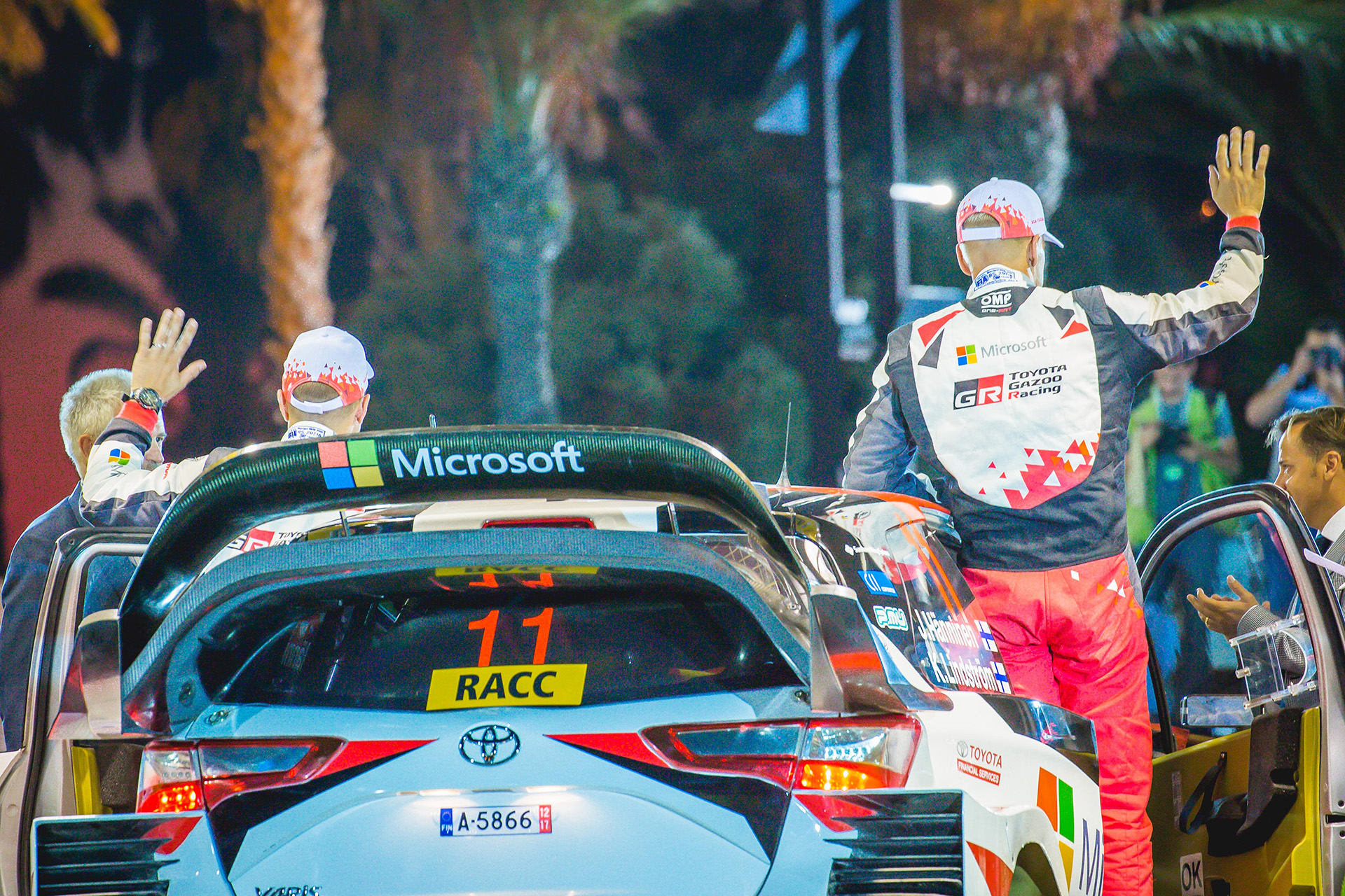 Juho Hänninen / Kaj Lindström, driver; 2017 WRC Round 11 RALLY DE ESPAÑA