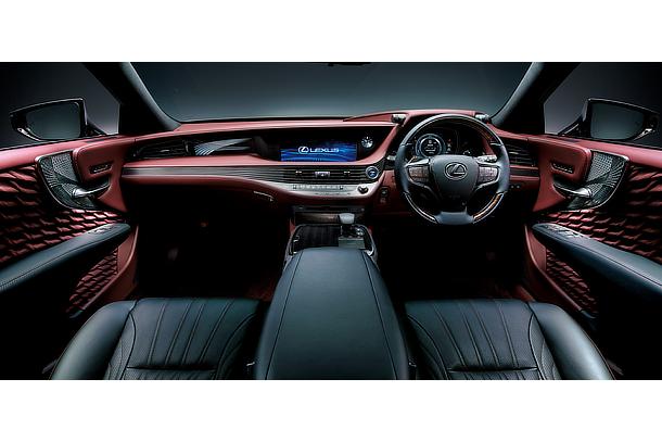 LS 500h "EXECUTIVE" (with "Crimson & Black" interior and options)