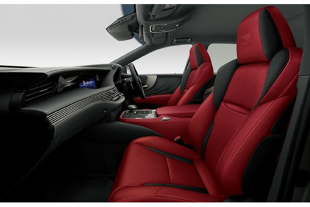 LS 500h "F SPORT" (with "Flare Red" interior)