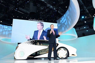 Toyota's Press Conference at the 2017 Tokyo Motor Show
