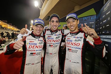 Anthony Davidson / Sébastien Buemi / Kazuki Nakajima, driver; 2017 WEC Round 9 Bahrain