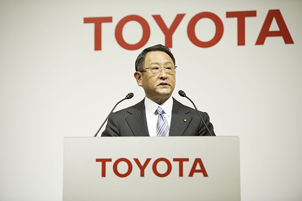 Toyota President and CEO Akio Toyoda